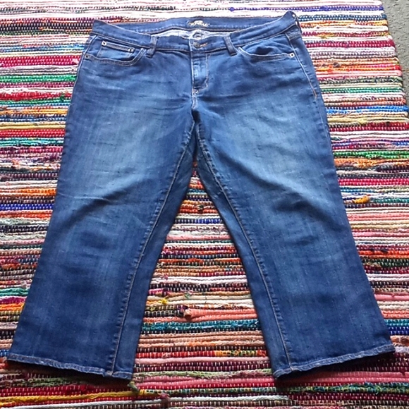 Old Navy The Flirt Denim Crop Jeans- #1664 - Picture 7 of 13